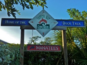 Tarpon Bay Explorers sign