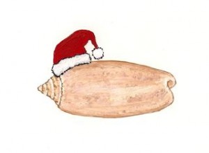 olive Christmas shell olive Christmas shell