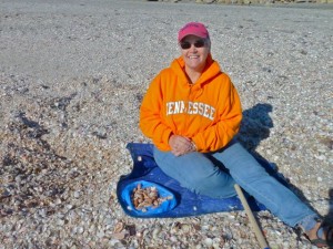 Beach sheller Joan Beach sheller Joan