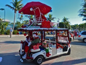Captiva Holiday parade  biz winner