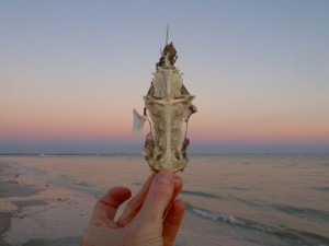 Beach crucifix