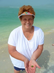 Patty with sea glass