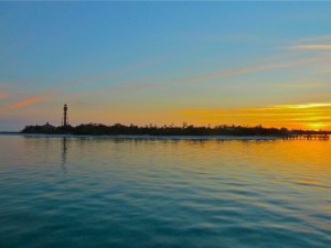 Sanibel Lighthouse by water Sanibel Lighthouse by water