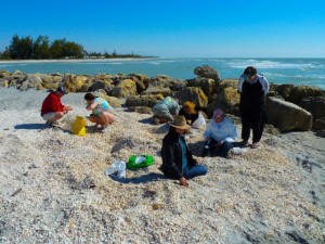 Sifting for seashells Sifting for seashells
