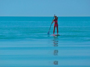 Stand up paddle boarder