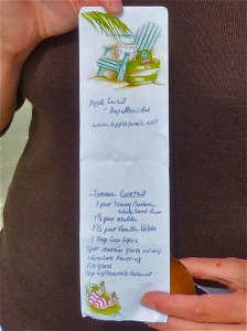 Kathy's junonia recipe