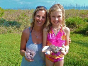 seashells Molly and Ella