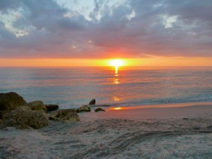 Sunset Bind Pass jetty