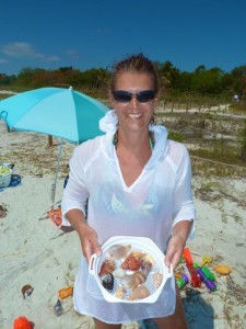 seashell colander seashell colander