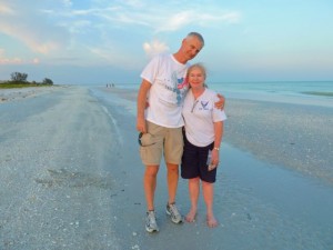 Couple on sanibel beach Couple on sanibel beach