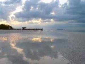 Dramatic Sanibel pier Dramatic Sanibel pier