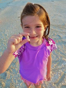 Girl with drill shell