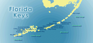 Map Florida Keys