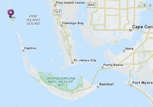 North Captiva Map