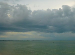 Dark clouds gulf
