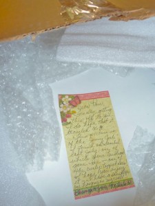 Inside package melinda Inside package melinda
