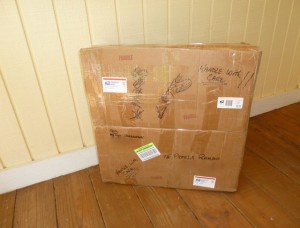 Package at the door Package at the door
