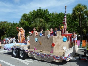 Sand Castle Sanibel parade 2011