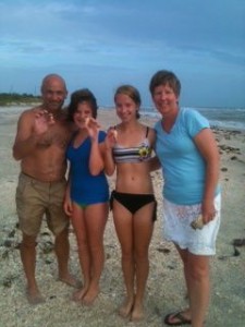 family with sanibel shells family with sanibel shells