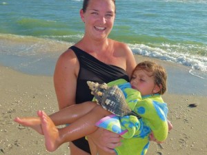 Dayna with horse conch