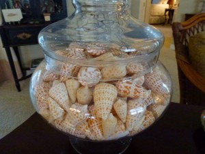 Alphabet cone display decor