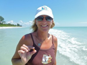Diane with beach candy Diane with beach candy