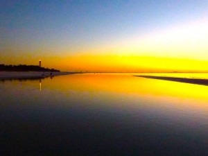 Sanibel lighthouse sunrise yellow Sanibel lighthouse sunrise yellow