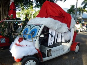 VIP Realty CHV Christmas golf cart VIP Realty CHV Christmas golf cart