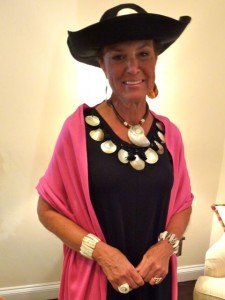 dress adorned with seashells