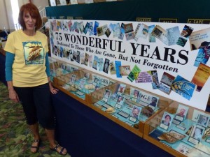 Ann Joffe with her 75 years exhibit Ann Joffe with her 75 years exhibit