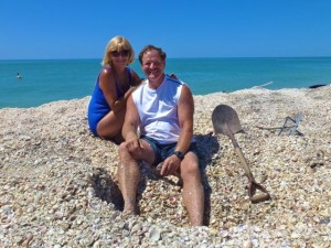 digging sea shells captiva