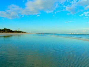 low tide sanibel lighthouse