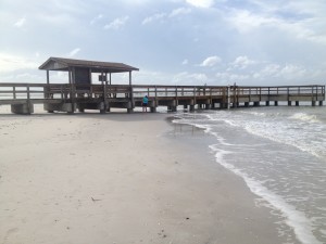 Sanibel Pier Tropical Storm Isaac 2012 Sanibel Pier Tropical Storm Isaac 2012