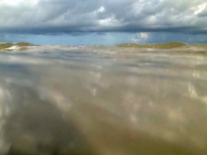 water waves dark clouds water waves dark clouds