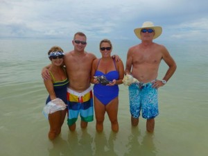 gail kevin angelique alan seashells