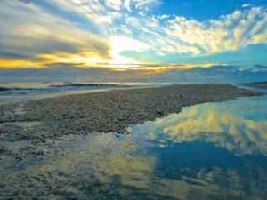 sanibel bowmans beach sunset