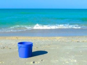 blue shell bucket aqua water blue shell bucket aqua water