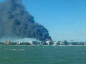 burning house fire cayo costa florida burning house fire cayo costa florida