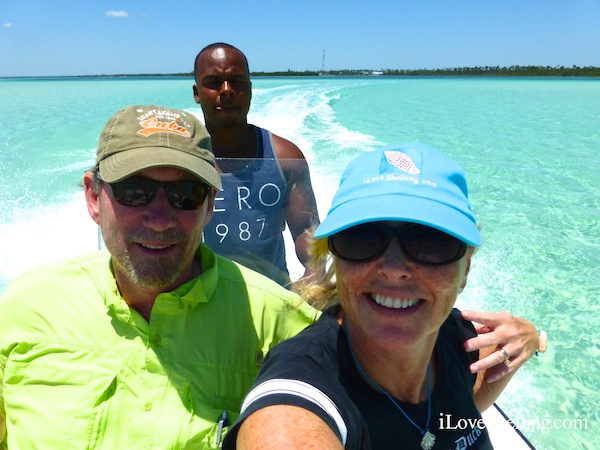 Joe-L grand bahamas shelling guide with pam and clark from Sanibel