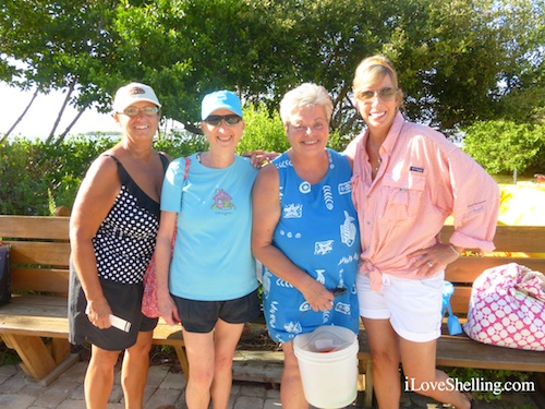 Beth, Debbie, Carol, Joyce Athens TN shelling in SW Florida