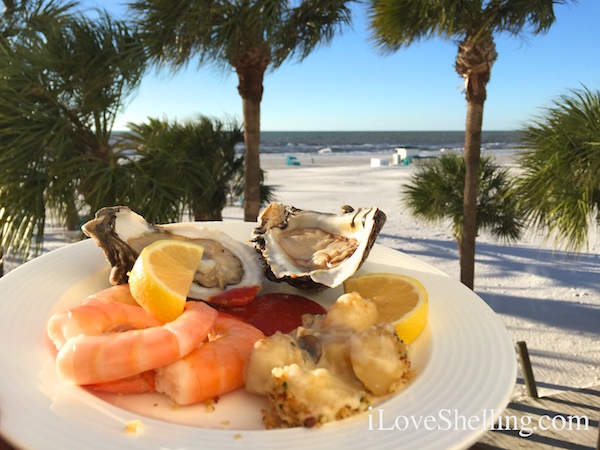 dinner view at Clearwater Beach Hilton