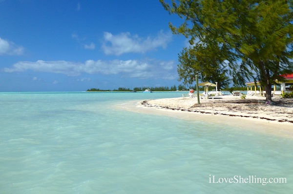 Anegada harbor with aqua turquoise water