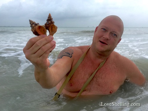 Jay (andrea) finding-shells-in-water-sanibel-1