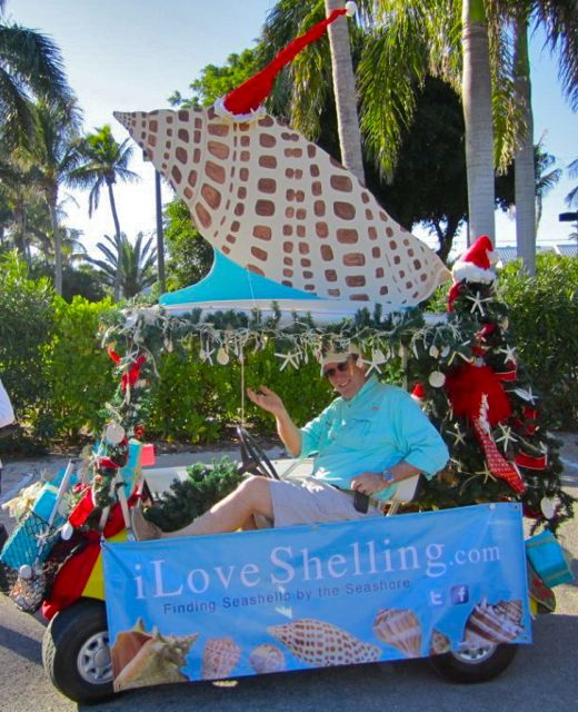 Captiva Holiday Village Golf Cart Parade I Love Shelling