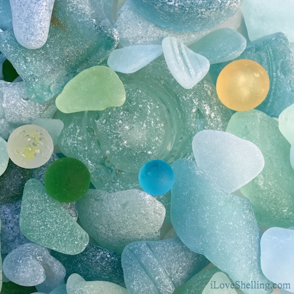 Colors of Sea Glass and Sea Marbles